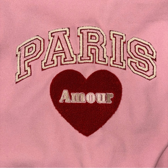 “Amour/Paris” Varsity Jacket Forever 21 - Picture 11 of 13